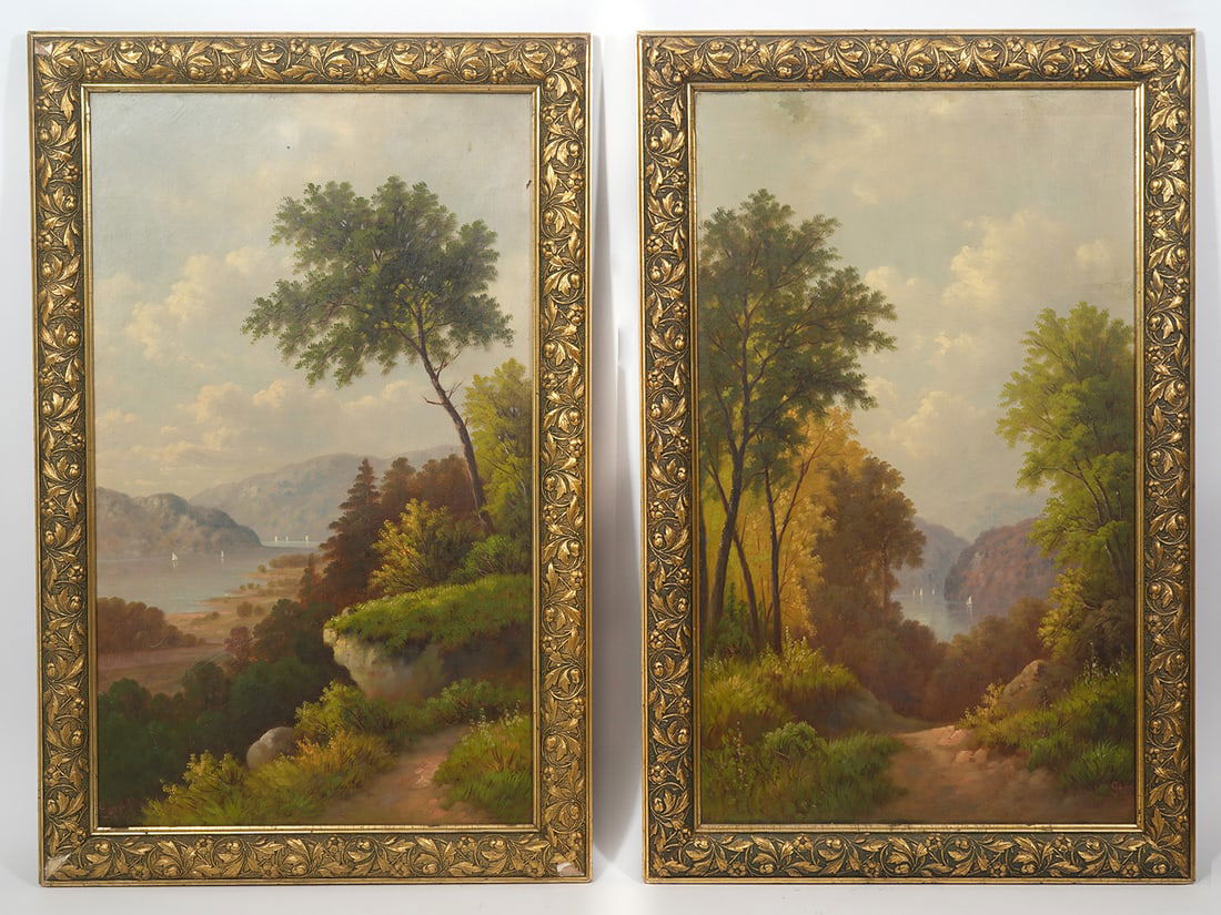 Pr. Landscape Oil on Canvas Paintings (1 of 6)