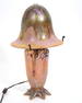 Saul Alcaraz Signed Art Glass Bell Lamp
