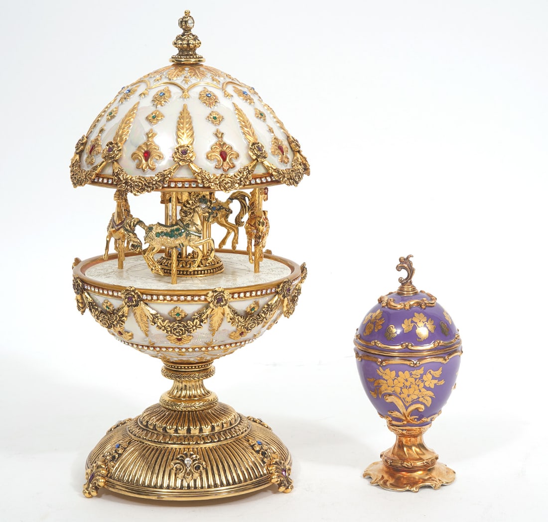 House of Faberage Imperial Musical Carousel Egg (1 of 14)