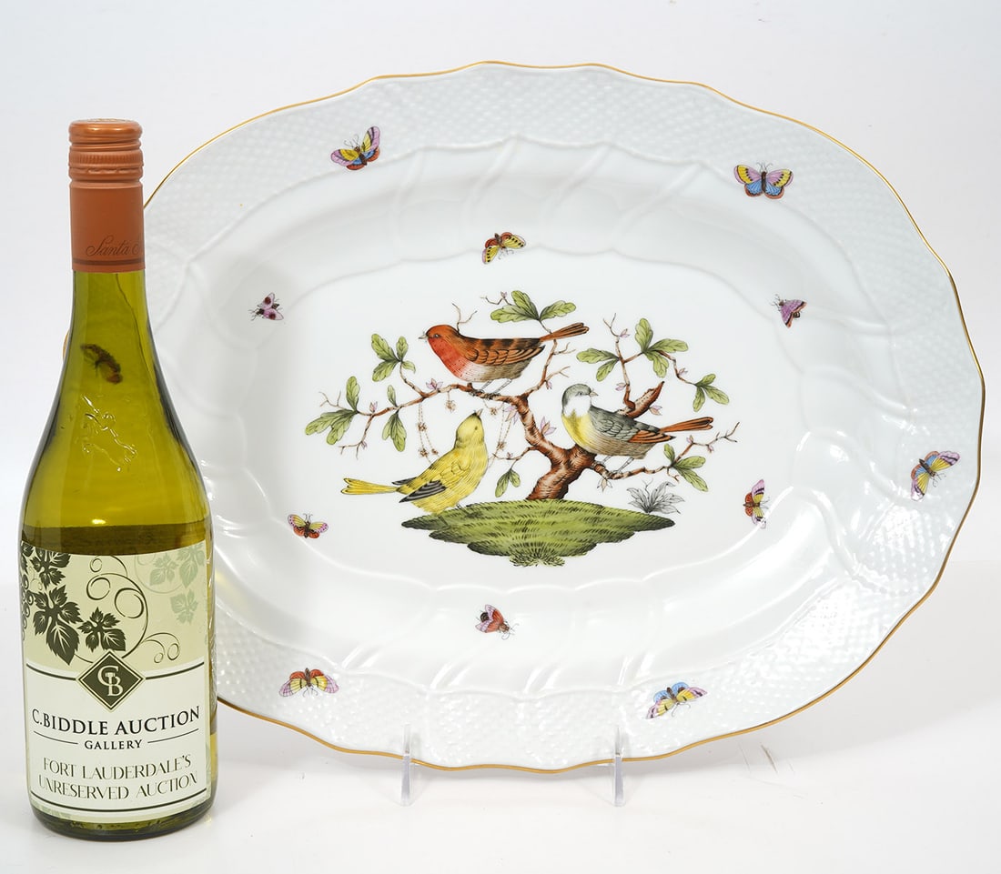 Herend Rothschild Bird Porcelain Platter (1 of 6)