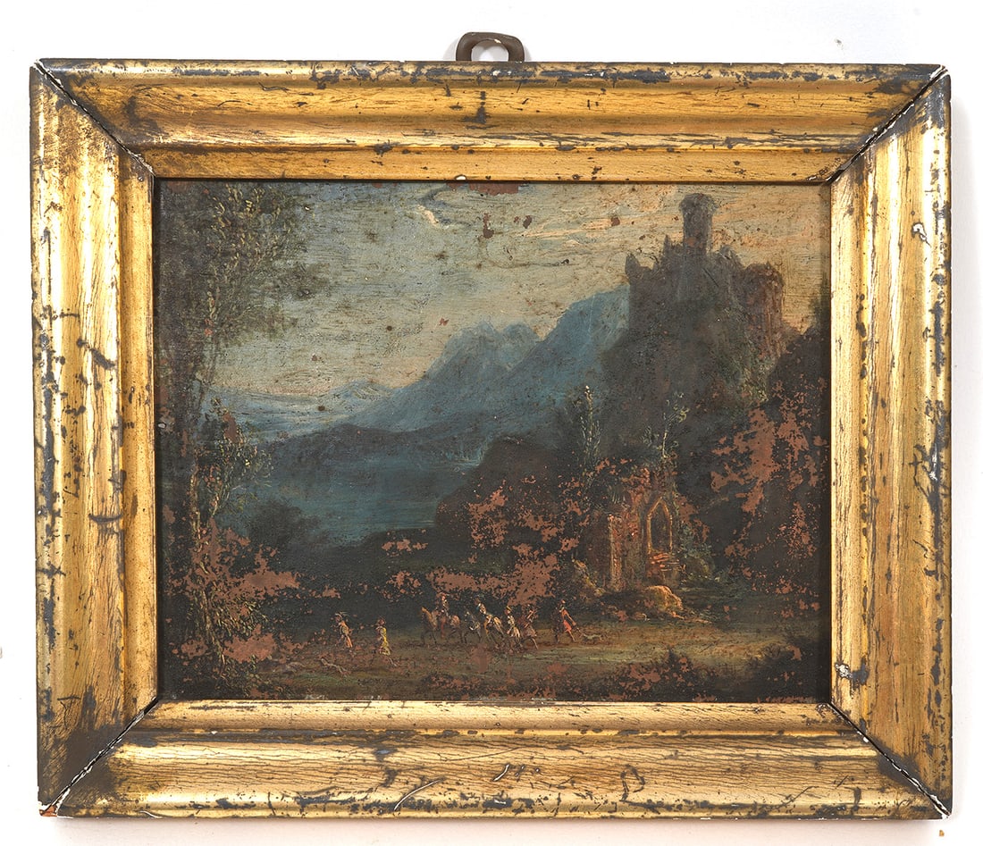 Early 17th Century Landscape on Copper Painting (1 of 6)