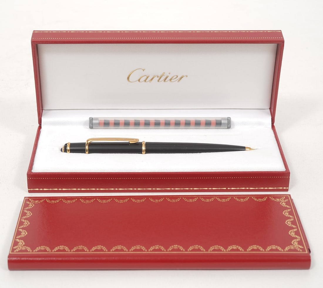 Cartier Diabolo Mechanical Black Lacquer Pencil (1 of 6)