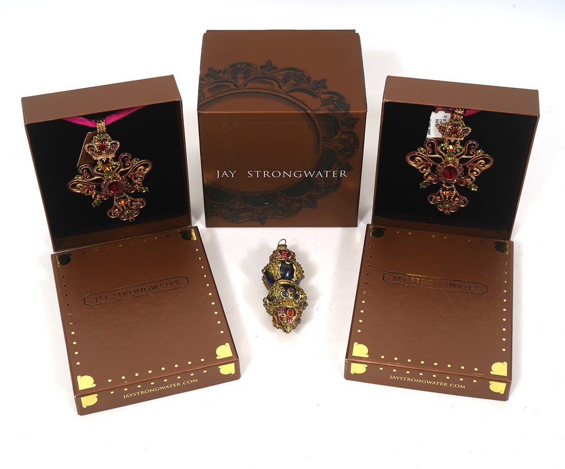 Three Jay Strongwater Ornaments (1 of 5)