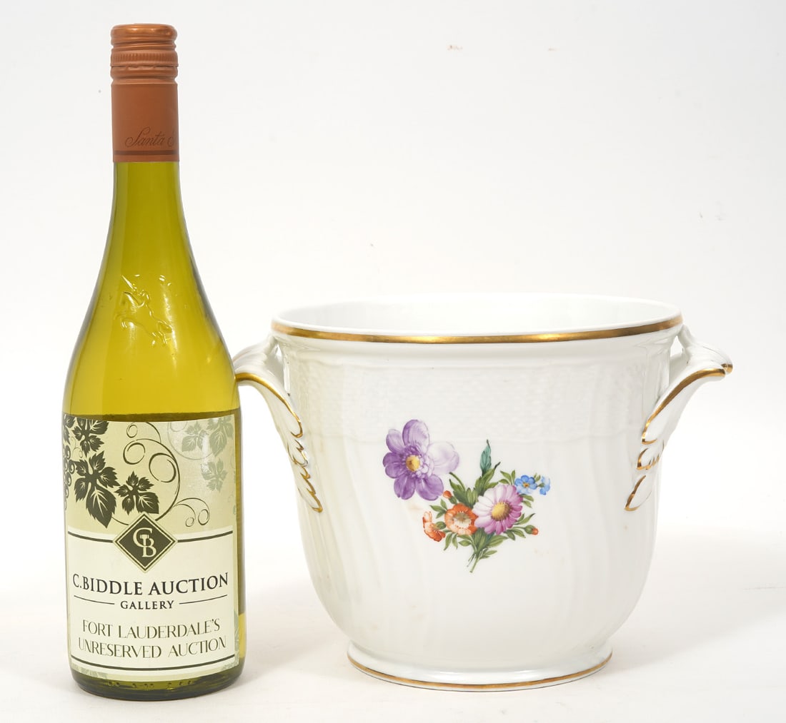 Royal Copenhagen "Saxon Flower" Cache Pot (1 of 7)