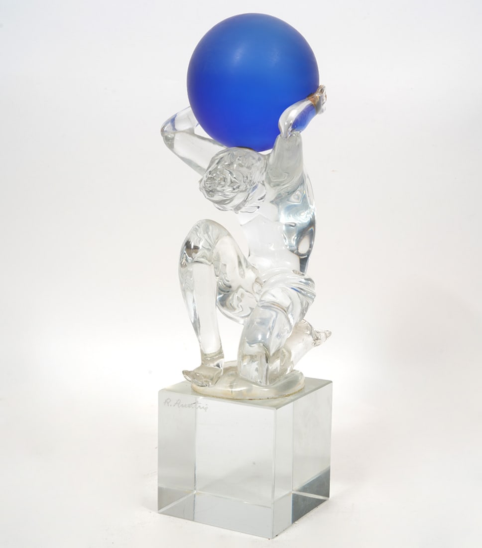 Renata Anatra 'Atlas' Art Glass Sculpture (1 of 7)