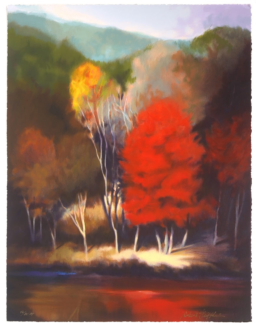 Robert Striffolino "October Shoreline" Serigraph (1 of 7)