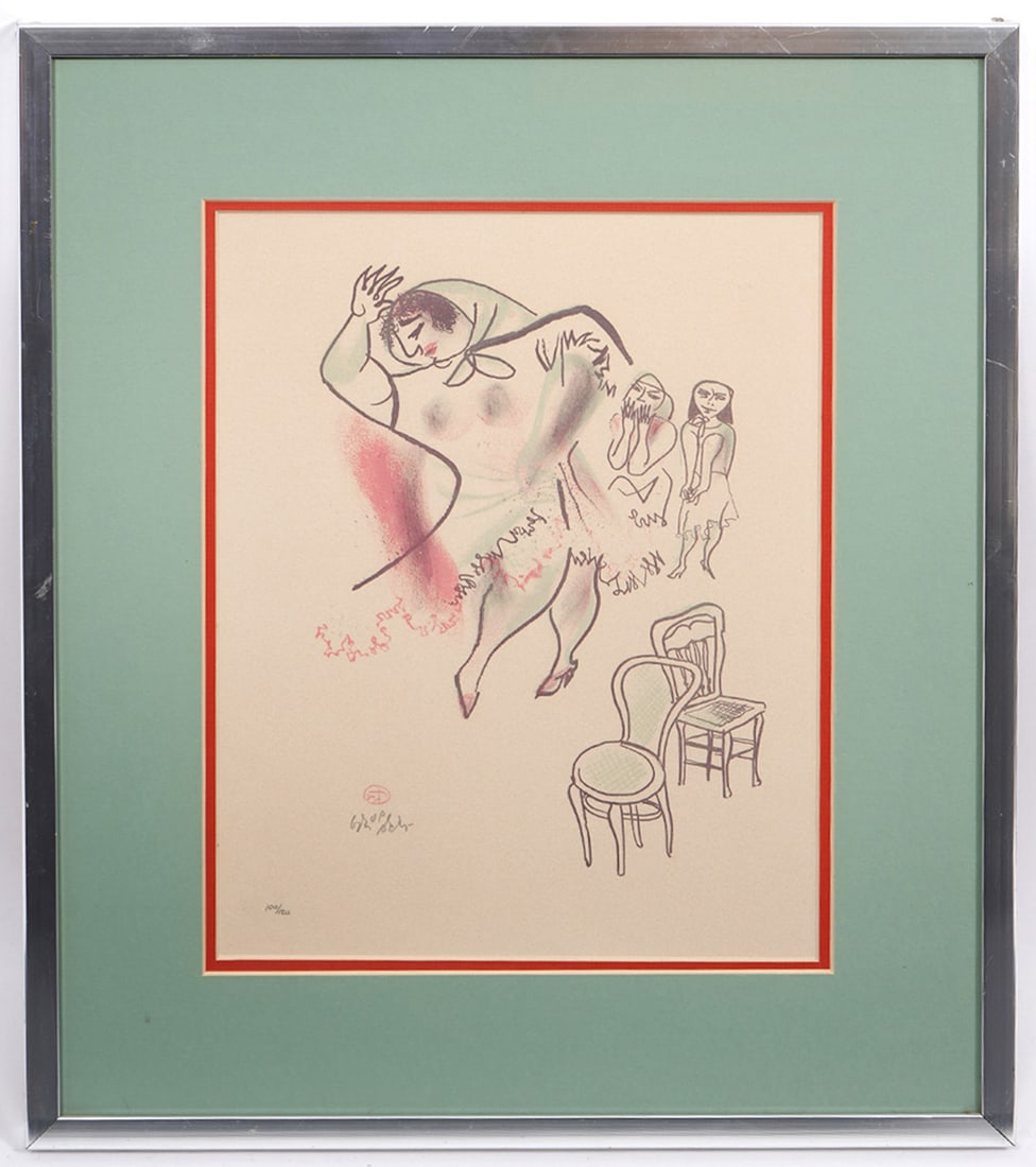 William Gropper Klezmer Wedding Litho S/N (1 of 6)