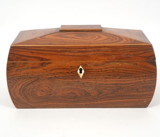 Rosewood Victorian Tea Caddy
