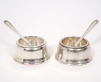 Two Kirk & Sons Sterling Silver Salts & Spoons