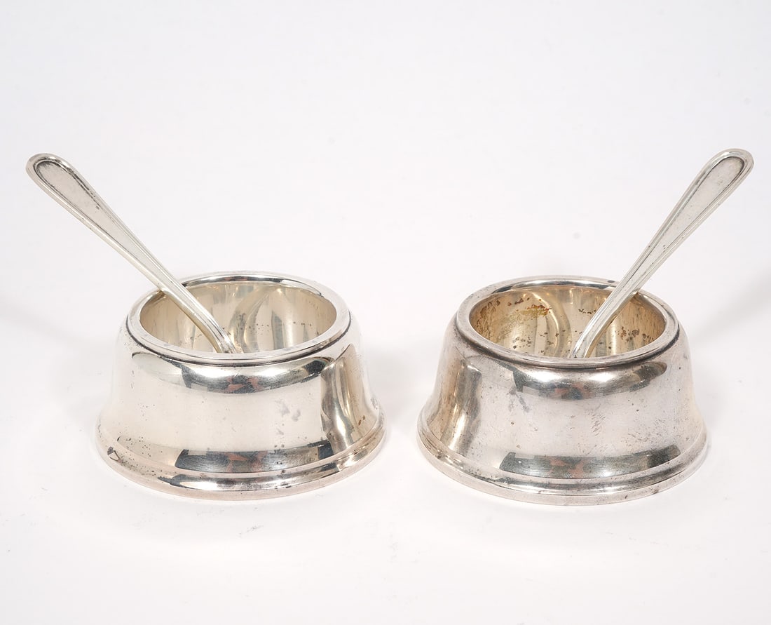 Two Kirk & Sons Sterling Silver Salts & Spoons (1 of 5)