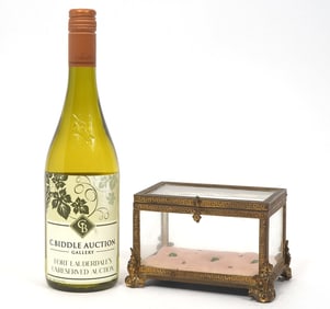 French Antique Wedding Jewelry Vitrine