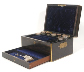 Mordan & Co. Coromandel Traveling Vanity Box