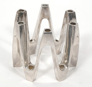 Dansk 'Tjorn' Silver-Plate Candleholder