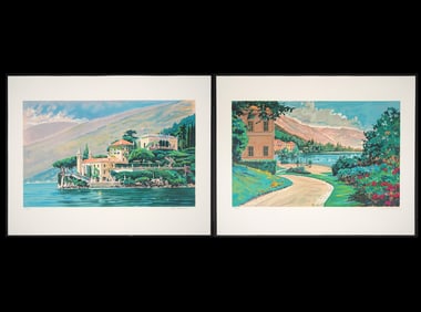 Robert Schaar Two Lithos 'Lake Como' S/N