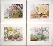 Four Ellen Gunn American Still Life Lithos S/N