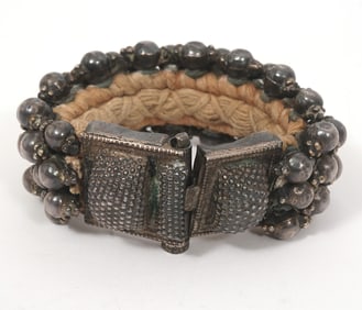 Early 20th C. Indian Silver Bracelet