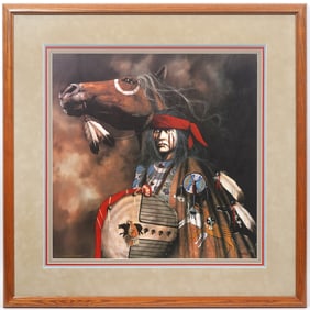 JD Challenger "War Ponies" Print S/N