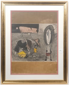 Jose Ortega "Amigo" Aquatint Etching S/N