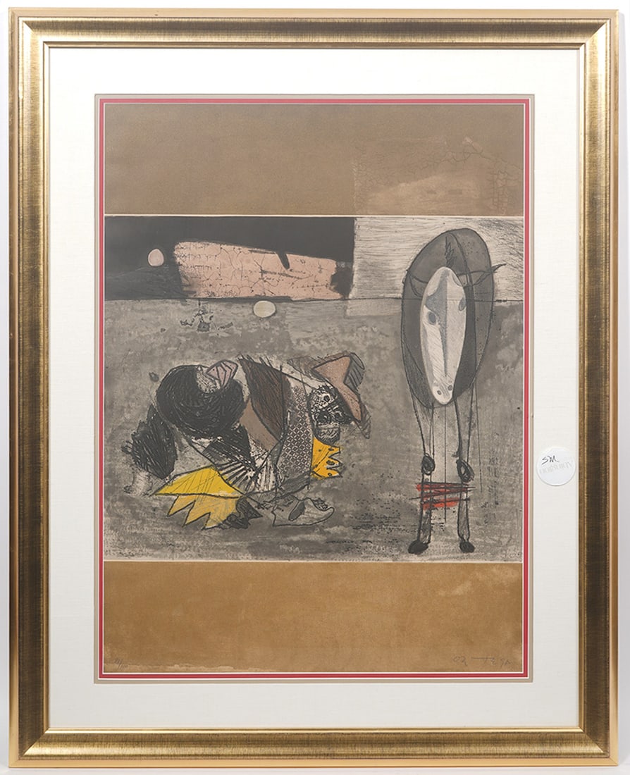 Jose Ortega "Amigo" Aquatint Etching S/N (1 of 5)