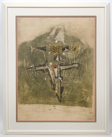 Friedlaender Abstract Aquatint Etching S/N