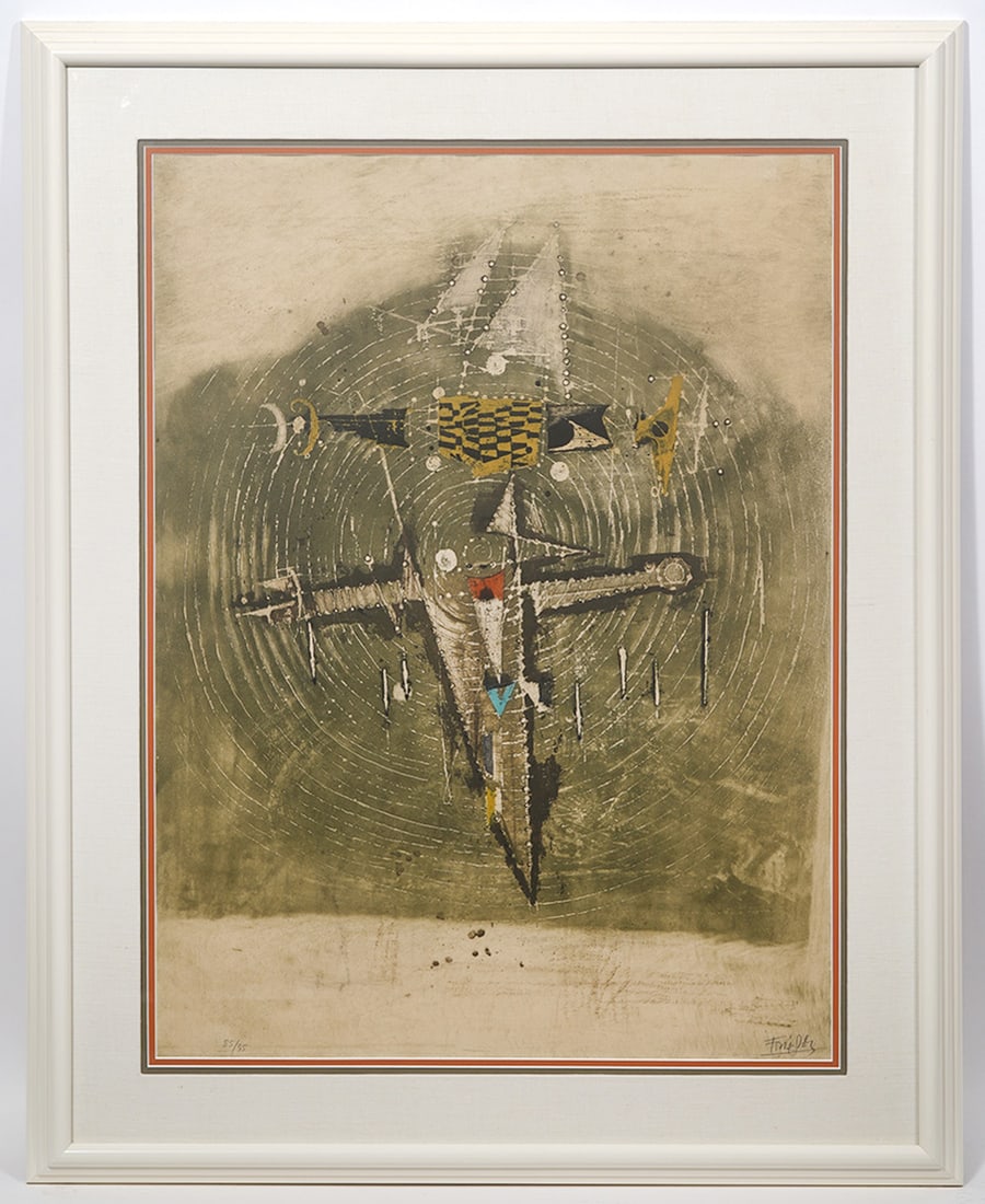 Friedlaender Abstract Aquatint Etching S/N (1 of 5)