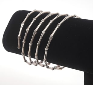 John Hardy Bamboo-Style Sterling Bracelet