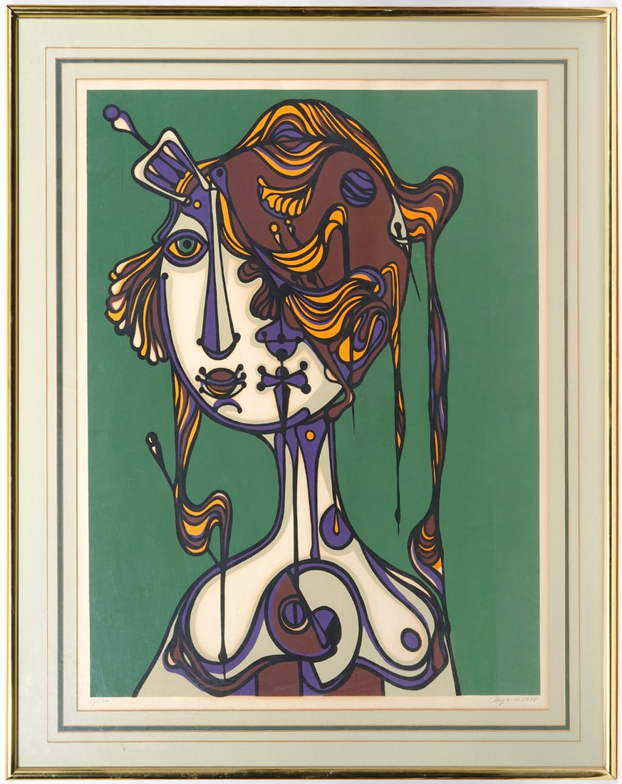 Jose Maria Mijares "Mujer" Abstract Litho S/N (1 of 5)