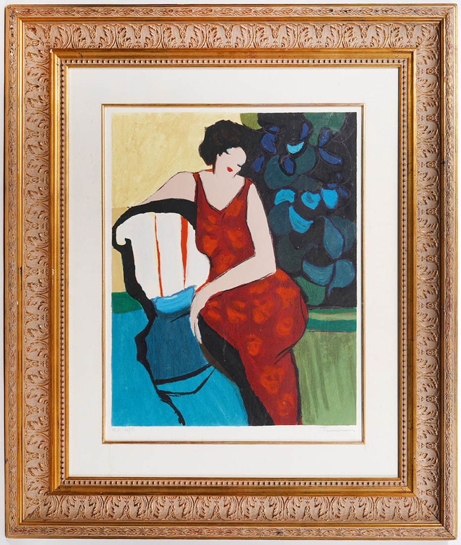 Tarkay "Matchmaker II" Ltd Ed Serigraph S/N (1 of 5)