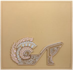 Nicolas Cann LA Artist 'Shoe' in Acrylic Frame