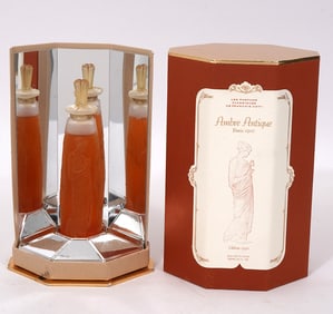 Coty Ambre Antique Lalique Perfume Bottle