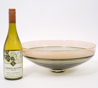 Tiffany & Co. Signed Art Glass Centerpiece Bowl