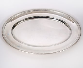 Christofle France Silver-Plate Oval Platter