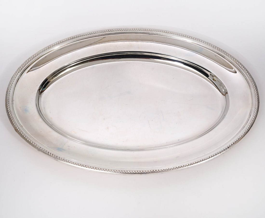 Christofle France Silver-Plate Oval Platter (1 of 4)
