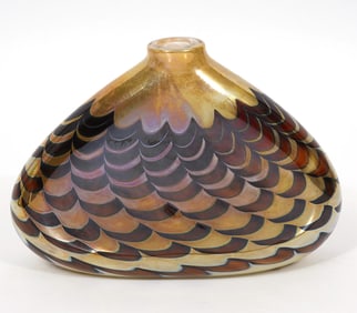 Stephen Fellerman Art Glass Vase