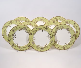 Ten Villeroy & Boch Golden Garden Chargers