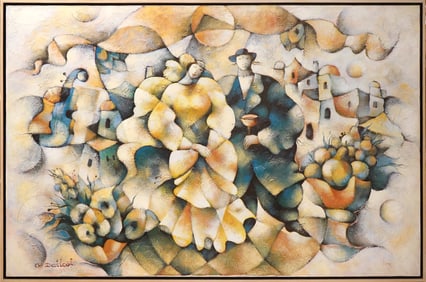 Galina Mazin Datloof Untitled Signed Painting