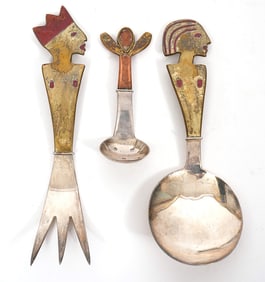 Artvark South African Mixed Metal 3Pcs Signed