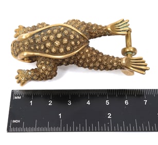 Barry Kieselstein-Cord Frog Belt Buckle