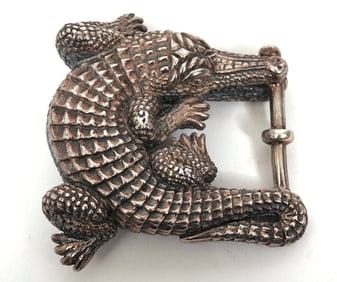 Barry Kieselstein-Cord Sterling Silver Belt Buckle