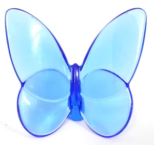 Baccarat Blue Crystal Butterfly