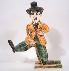 Red Groom's 3-D 'Charlie Chaplin' Paper Sculpture