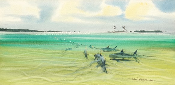 Millard Wells Watercolors Wells Studio Gallery