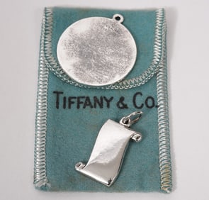 Tiffany & Co Sterling Silver Tag & Charm