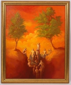 William Wester Acrylic on Canvas Painting