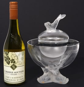 Lalique Igor Caviar Crystal Serving Bowl