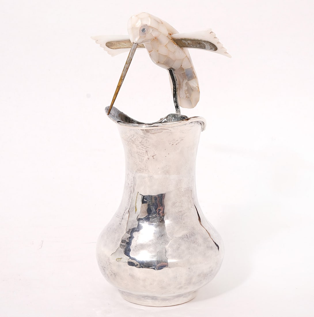 Emilia Castillo MOP & Silverplate Pitcher (1 of 6)