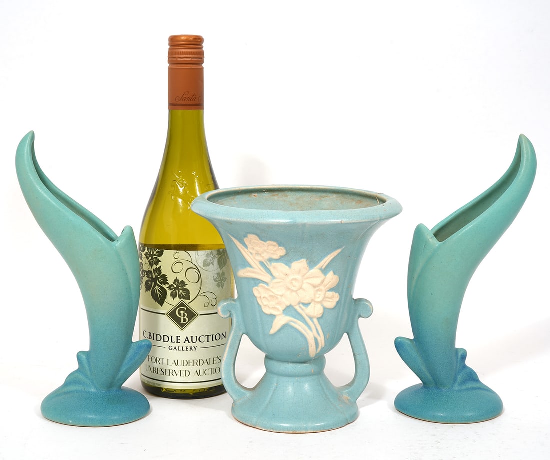 Weller & Van Briggle Art Pottery 3Pc Group (1 of 10)