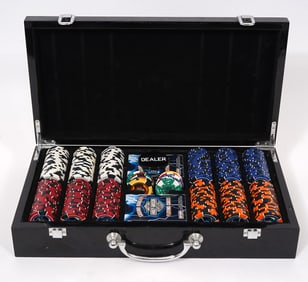 Harley Davidson Complete Poker Set in Case