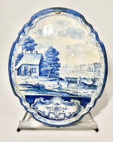 Makkum Tichelaar Delftware Blue & White Plaque