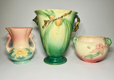 Two Hull American Pottery Vases